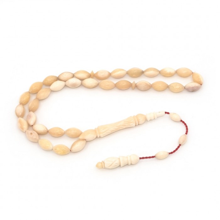 Camel Bone Prayer Beads - Barley Shaped