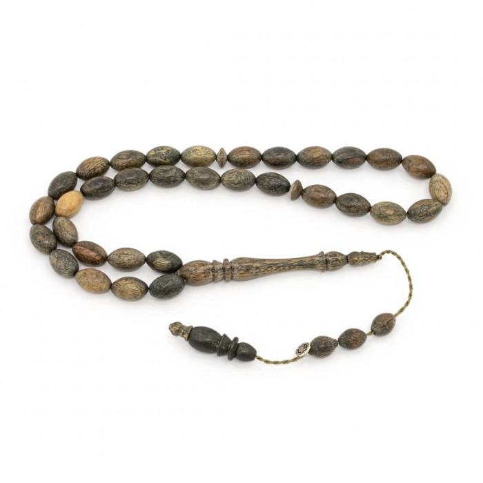 Rosewood Prayer Beads - Barley Shaped