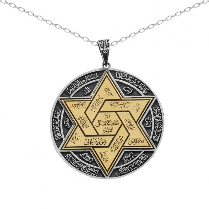 King Solomon Seal Pendant Necklace: Symbolic Wisdom and Durability