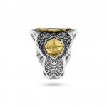 925 Sterling Silver Men's Ring with Kayı Symbol – Strength and Elegance