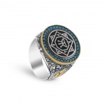 Embrace History with the Ottoman Caliphate Ring Featuring Turquoise Stones