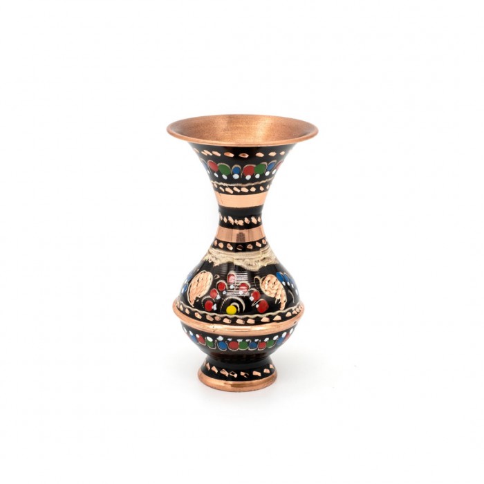 Handcrafted Copper Mini Vase: A Touch of Artistry for Your Space